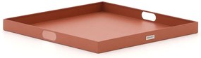 Dienblad voor buiten en binnen  | Manifesto  | Aluminium | Oranje | 60x60cm | Kees Smit Tuinmeubelen