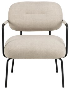 Moderne Fauteuil Beige Stof