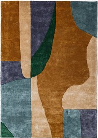 Handgetuft laagpolig viscose vloerkleed Polaris