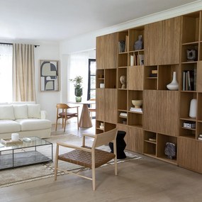 Gesloten kast, eiken en fineer, Mikube