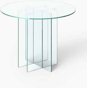 Ronde glazen eettafel Anouk, in verschillende formaten