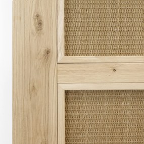 Schuifdeur Eikenhout Rotan Tofino 100x210