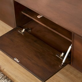 Starfurn Vision Walnoot Tv-meubel Hangend 120 Cm - 120x35x30cm.