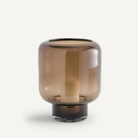 Vaas in glas, H29,5 cm, Rondi