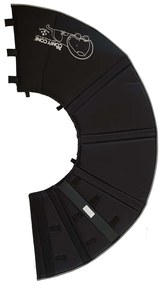 All Four Paws E-halsband Comfy Cone M lang 30 cm zwart