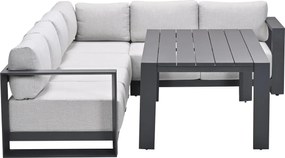 Garden Impressions Malakka lounge dining set 5-delig - valley sand