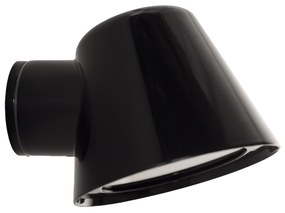 Vita Cup Muurlamp Zwart met Lichtsensor LED