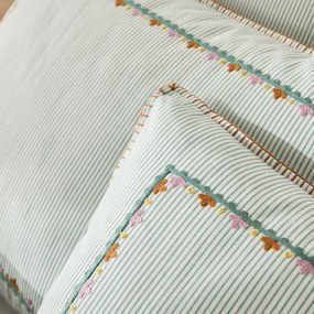 Kussensloop van gewassen katoen, Gillian