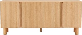 Eiken Dressoir Modern - 180x40x75cm.