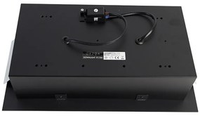 Inbouwspot zwart AR111 verstelbaar 2-lichts - Oneon