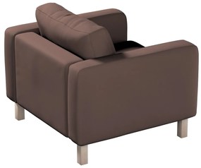 Dekoria IKEA hoes voor Karlstad 1-zit, bruin-zwart