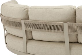 Loungeset tuin 5 personen Rope Zand/Beige  Coco Almara