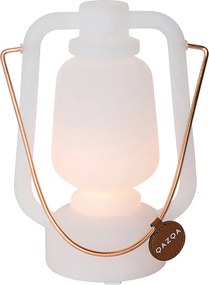 Tafellamp wit oplaadbaar 22 cm IP44 - Storm Mini