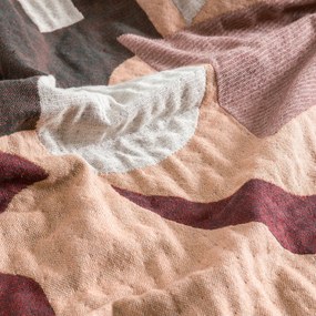 Jacquard plaid met franjes, ADRIAN