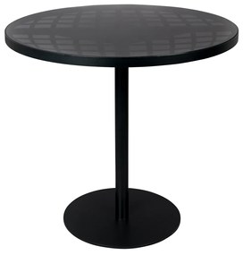 Zuiver Albert Garden Zwarte Ronde Bistrotafel - 80 X 80cm.