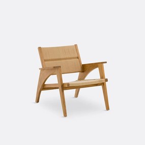 Fauteuil teak en vlechtwerk, Tekora