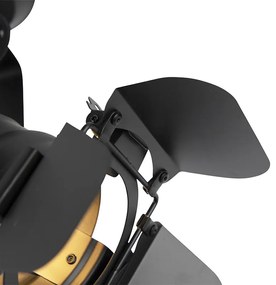 Smart studiospot zwart draai- en kantelbaar incl. Wifi A60 - Movie