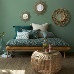 Bolle spiegel in rotan zonvormigø45 Nogu