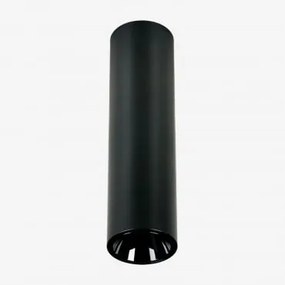 Led-opbouwplafondlamp Rond Ø4 Cm Voor Buiten In Aluminium Luisiana Zwart & Wit Koud 4000k & 3 W & 38º - Sklum