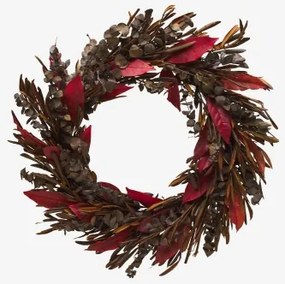 Kerstdecoratieve Krans Ø45 Cm Albalen Rood – Bordeaux - Sklum