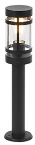 Moderne buitenlamp zwart 50 cm IP44 - Gleam