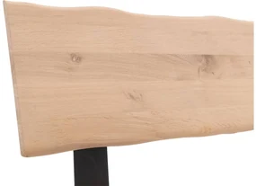 Goossens Bedframe Slade, Bedframe 160 x 220 cm hoofdbord organisch