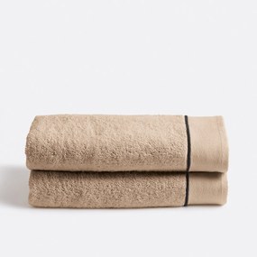 Set van 2 gekamde katoenen handdoeken 675g/m², Victor