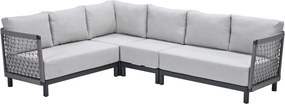 Garden Impressions Oliver loungeset 4-delig - donker grijs