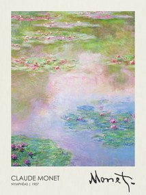 Kunstreproductie Nymphéas (1907), Claude Monet