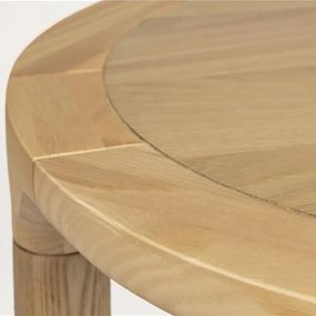Zuiver Storm Ronde Bijzettafel Eiken - 35 X 35cm.