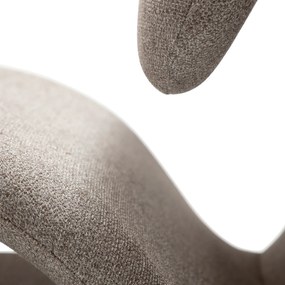 Dan-Form Dubna Design Lounge Stoel Boucle Pebble Earth