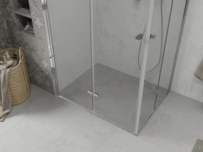 Mexen Lima Duo opvouwbare douchecabine 100 x 80 cm, transparant, chroom - 856-100-080-02-00