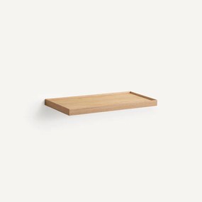 Wandplank in eik L60 cm, Tidder
