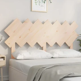 vidaXL Hoofdbord 151,5x3x81 cm massief grenenhout