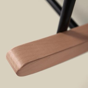 Schommelstoel Beige Stof