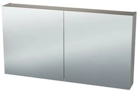 Nemo Spring Nebulo luxe spiegelkast - 100x65x17.8cm - 2 dubbelzijdige spiegeldeuren - glazen leggers - met stopcontact - zonder schakelaar - kleur: U702 ST9 Cashmere 20037073
