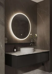 Martens Design Porto spiegel met LED verlichting, spiegelverwarming en touchbediening 100cm
