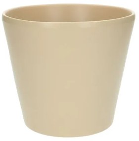 Bloempot'taps', aardewerk, kiezelgrijs,ø17,5 cm