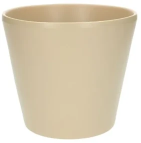 Bloempot'taps', aardewerk, kiezelgrijs,ø17,5 cm