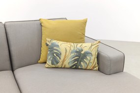 Boavista Sunbrella loungebank chaise longue - Nature Grey - 2-delig - links