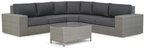 Hoek loungeset 5 personen Wicker Grijs  Garden Collections Oxford