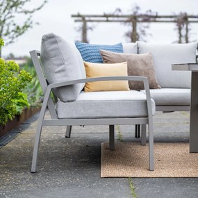 Garden Impressions Cameron lounge dining set 4-delig links incl stoel - taupe