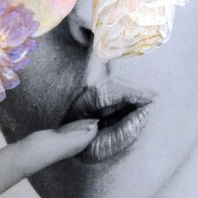 Kare Design Flower Lady Pastel Portret Met Bloemen