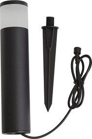 Modern buiten paaltje 12V zwart incl. LED IP65 - Voltaire Palo