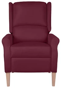 vidaXL Fauteuil verstelbaar stof paars