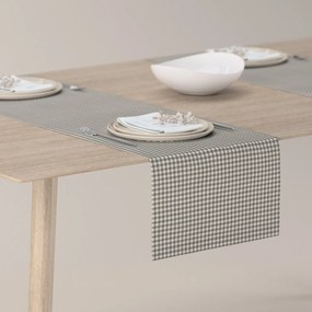 Dekoria Rechthoekige tafelloper, grijs-ecru , 40 x 130 cm