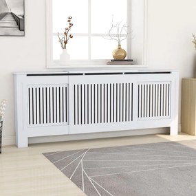 vidaXL Radiatorombouw 205 cm MDF wit