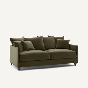 Omvormbare 3-zits fluwelen zetel, Lazare