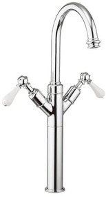Crosswater Belgravia Keukenkraan - hoogte 46.5cm - uitloop 16.8cm - hendel - chroom BL118DNC_LV