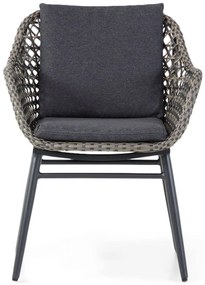 Tuinset 4 personen 160 cm Wicker Taupe Lifestyle Garden Furniture Dolphin/Concept